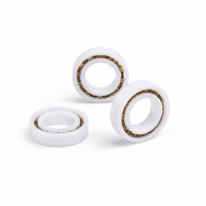 Roulement à billes en plastique POM 6004 20x42x12mm avec cage en nylon et billes en verre, résistant à la corrosion pour l'industrie chimique - Product Image 1