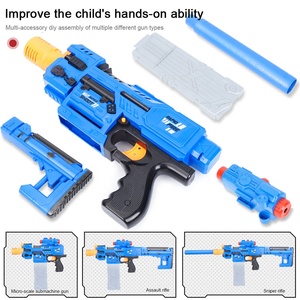 Outdoor Kinder-Sicherheits-Spielzeug 3-in-1 Elektrische Softair-Pistole DIY Schaumstoffkugel-Pistole - Product Image 3