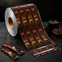 Film en rouleau imprimé en intaglio de qualité alimentaire, anti-lumière, résistant à l'humidité et à la poussière pour l'emballage du café, du chocolat et du lait - Économique