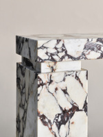 Table console personnalisée en marbre pour alto Calacatta Table console moderne pour salon Table en marbre Bvlgari
