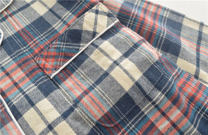 Nouveau automne hiver coton <span class=keywords><strong>velours</strong></span> décontracté Plaid col classique maison vêtements épaissi hommes <span class=keywords><strong>pyjama</strong></span> - Product Image 6