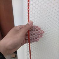 Équipement du système au sol pour poulets de chair Plancher en filet plastique PP Mesh Floor Sell by Roll