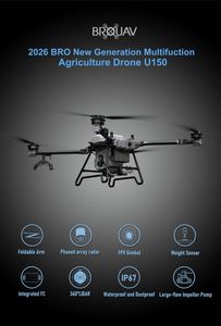 BROUAV U150 Heavy Payload Agricultural Spraying Drone with Pump <b>Sprayer</b> Cost-Effective Easy-to-Operate for Farm Crop Protection - Product Image 6