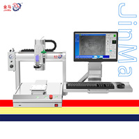 Machine de distribution automatique pour l'assemblage de PCB LED SMD, applicateur de colle/époxy/pâte à souder haute précision, engrenage moteur, garantie 1 an