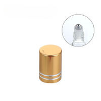 Personnalisé unique de luxe rond clair roller ball verre bouteille premium pour huiles essentielles 10 ml avec la boîte