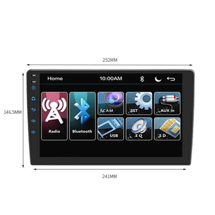 Lettore DVD per Auto Android 11 doppio Din Wireless mirror link Android Auto In-Dash DVD car Stereo con ricevitore multimediale