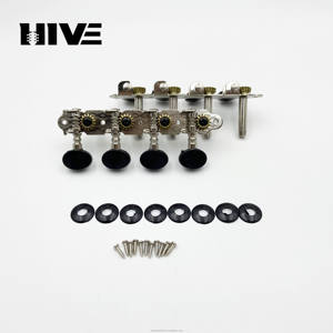 <span class=keywords><strong>Mandolina</strong></span>-Diapasón de columna de acero de doble orificio de 4 cuerdas con 8 cuerdas, clavijas de afinación redondas pequeñas negras, instrumento musical nacional - Product Image 3