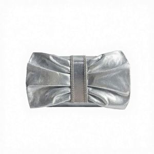 Sac à main tissé polyvalent, pochette de soirée élégante, sac à bandoulière pour femme, vente en gros, pochette de luxe en cuir PU pour soirée - Product Image 3
