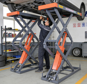 Elevador de Tijera Oculto para Suelo de Pequeña Escala para Garajes y Talleres 4S: Garantía de Máxima Productividad y Seguridad - Product Image 1