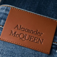 Fabrication d'étiquettes en cuir personnalisées, couture, design original, logo en relief, étiquettes en cuir PU pour jeans, chapeaux, vêtements, sacs à main