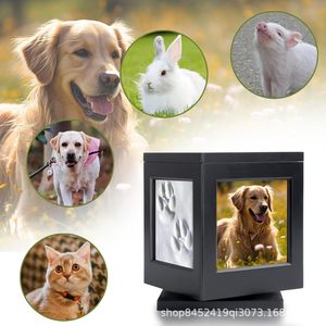 Wholesale Modern Eco-friendly Wooden Pet Caskets & Urns for Dogs Cats Small Animals with Photo <b>Memorial</b> Coffin <b>Box</b> - Product Image 5