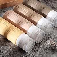 Kit de voyage en silicone portable pour l'extérieur, bouteille d'eau en silicone, 60 ml, 90 ml, 3 oz, flacon de voyage en silicone pour shampooing et cosmétiques