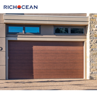 Plexiglas Fenêtre Portes de Garage Look Isolé Aluminium Bois Chinois Acier Inoxydable Alliage d'Aluminium Résistant à l'Eau Polymère