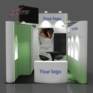 3x3 м портативный складной на заказ ПВХ Магнитный всплывающий магазин Киоск Стенд со стойкой с логотипом - Product Image 2