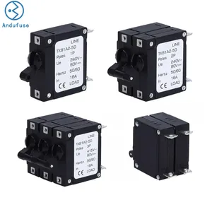 Hydraulic Electromagnetic Circuit Breaker Medical Aviation Precision Equipment Protector MCB