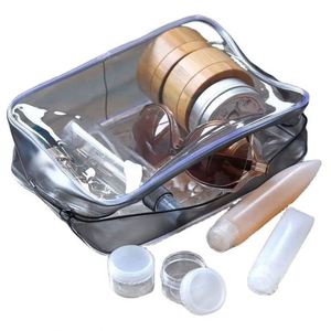 Personalized Logo Women <b>Transparent</b> Clear Pouches PVC Toiletry <b>Makeup</b> Cosmetic <b>Bag</b> With Zipper - Product Image 6