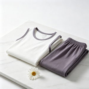 Vêtements d'intérieur pour enfants, ensembles pour garçons et filles, pyjamas pour bébés, vêtements climatisés, shorts à manches courtes - Product Image 2