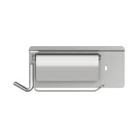 Wisekleen Distributeur de papier en acier inoxydable #304 Jumbo Roll Porte-papier hygiénique Distributeur de serviettes mural en acier inoxydable