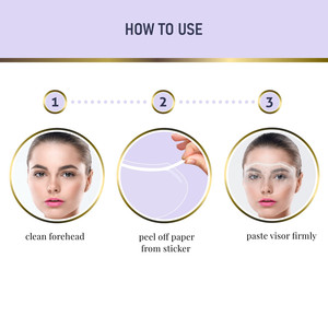 Visière de protection jetable pour microblading des sourcils, maquillage permanent, extensions, soins post-cataracte et protection des yeux - Product Image 4