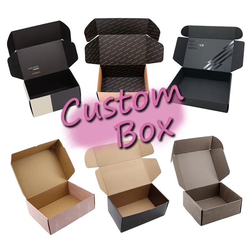 Caixa de embalagem de papel para maquiagem, caixa de embalagem impressa personalizada de design grátis