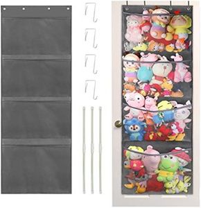 2 packs de poches de <span class=keywords><strong>rangement</strong></span> suspendues au-dessus de la porte pour jouets en <span class=keywords><strong>peluche</strong></span> sac de <span class=keywords><strong>rangement</strong></span> <span class=keywords><strong>suspendu</strong></span> sac de <span class=keywords><strong>rangement</strong></span> - Product Image 2