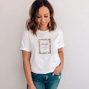 T- shirt con stampa in oro caldo di alta qualità da donna manica corta O collo T-Shirt larga 2023 estate da donna maglietta casual