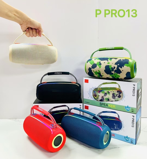 PRO13 Outdoor 20W High Power Heavy Bass Speaker Subwoofer HIFI Rechargeable 3000mAh Battery Wireless Blue-Tooth Portable Speaker