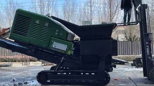 Usine de broyage <span class=keywords><strong>mobile</strong></span> à moteur diesel pour biomasse, déchets verts, copeaux de bois - Product Image 6