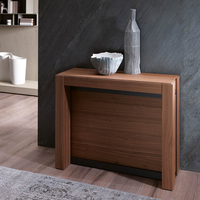 Table à manger rectangulaire moderne minimaliste, couleur personnalisable, extensible, transformable pour salle à manger