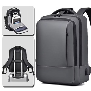 Student Laptop Rucksack mit großer Kapazität Wasserdichter USB-Ladeans chluss Erweiterbarer Rucksack Herren <span class=keywords><strong>Anti</strong></span> <span class=keywords><strong>Theft</strong></span> Messenger <span class=keywords><strong>Bag</strong></span> - Product Image 5