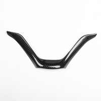 Volant de voiture en plastique pour CRV modèle 12-14, motif carbone modifié, panneau de navigation noir, décoration intérieure de voiture