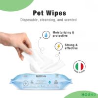 Lingettes au savon de Marseille d'excellente qualité 35 pièces lingettes biodégradables écologiques pour animaux de compagnie pour chiens chats