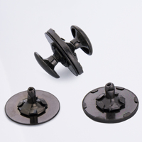 Botón de cierre magnético de metal de doble cara QingHe Electro Black duradero para mochilas, bolsos, manualidades y decoración DIY