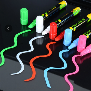 Rotulador de <span class=keywords><strong>pizarra</strong></span> <span class=keywords><strong>LED</strong></span> para niños, rotulador <span class=keywords><strong>fluorescente</strong></span> con pantalla <span class=keywords><strong>fluorescente</strong></span>, rotulador de color, cartelera borrable - Product Image 5