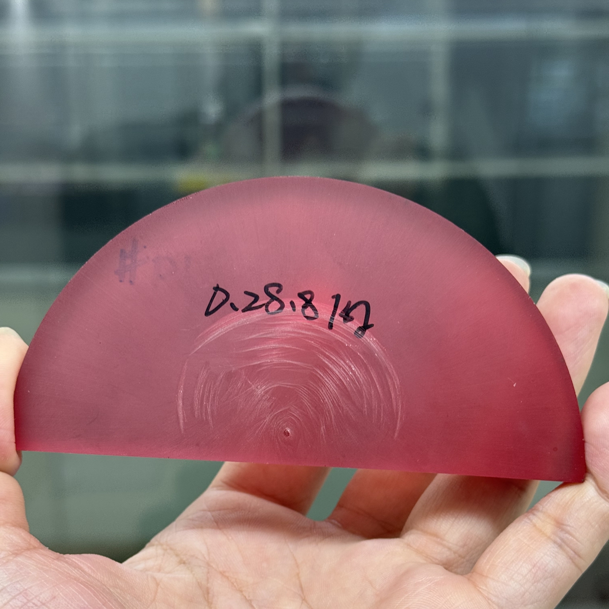 แซฟไฟร์ Czochralski สี Padparadscha ขนาด 50-60 กรัม