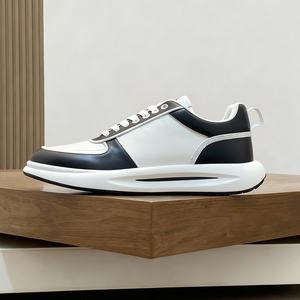 Chaussures de sport pour hommes tendance, respirantes, imperméables, en cuir véritable, à lacets, en maille, de haute qualité, luxueuses, de marque - Product Image 2