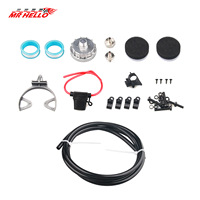 Car-Modification Air-Ride Suspension 12V Air Compressor Tire Inflator with Aluminum Alloy Steel ABS 1/4 NPT Car Ari Pump