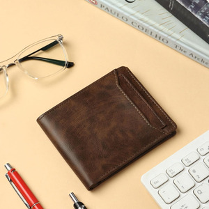 Cartera de Cuero Genuino para Hombre, Estilo Casual, con Forro de Lona, Personalizable - Product Image 2