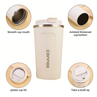 Affichage intelligent personnalisé de la température 380ml 510ml Tasse à café en acier inoxydable isolée sous vide à double paroi