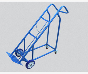 Carretilla Manual para Cilindros de Oxígeno de 40L, 200KG, <span class=keywords><strong>4</strong></span> <span class=keywords><strong>Ruedas</strong></span>, Plegable - Product Image 6