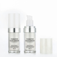 Fond de teint TLM Face Base Make up Spf, maquillage personnalisé, fond de teint magique changeant de couleur, crème cosmétique, fond de teint liquide changeant de couleur