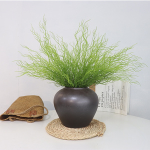 Vente en gros d'usine de plantes artificielles bon marché verdure artificielle en plastique pour les arrangements floraux de mariage - Product Image 5