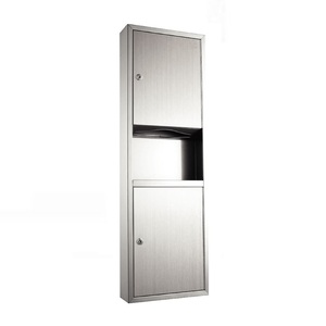 Everstrong In acciaio inox n piega del tessuto tovagliolo di carta dispenser con Bidone Dei Rifiuti ST-V610A <span class=keywords><strong>porta</strong></span> <span class=keywords><strong>rotolo</strong></span> di carta igienica con cestino - Product Image 1