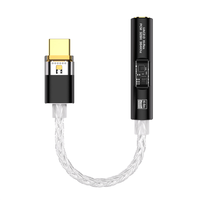 Convertisseur audio DAC haute performance amélioré USB-C vers prise casque 3,5 mm (pour téléphones mobiles, ordinateurs portables et tablettes)