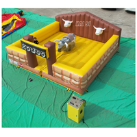 Machine de rodéo mécanique de haute qualité pour adultes et enfants, idéale pour les fêtes foraines et événements.