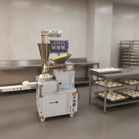 Machine commerciale automatique multifonctionnelle pour la fabrication de Baozi et Momo, avec moteur de roulement de pâte, 40 pièces/min, garantie 2 ans, qualité alimentaire