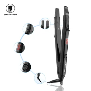 Kit de ferramentas de extensão de cabelo, atacado de fábrica, profissional, suporte personalizado, logotipo, ferramentas de extensão de cabelo, ferro