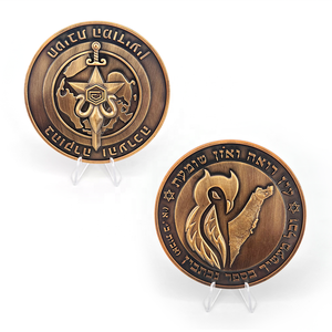 무료 샘플 맞춤 디자인 3D 조각 레트로 메탈 황동 브론즈 기념주화 맞춤 제작 챌린지 코인 - Product Image 2