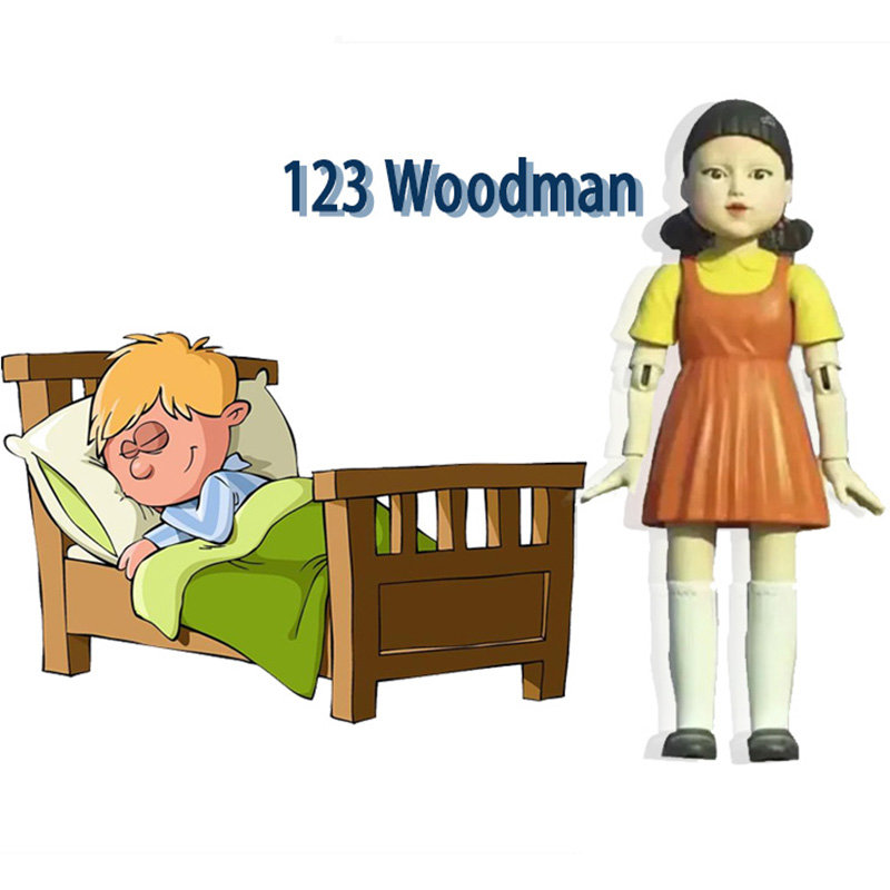 Рекламная игра кальмар, настольные часы, корейский кальмар, серия игр, Хэллоуин, будильник