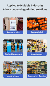 Xcellent TD-402S 4 inch nhãn dán máy in 4x6 bluetooths nhiệt chúng tôi Châu Âu thể hiện vận chuyển máy in nhãn - Product Image 6